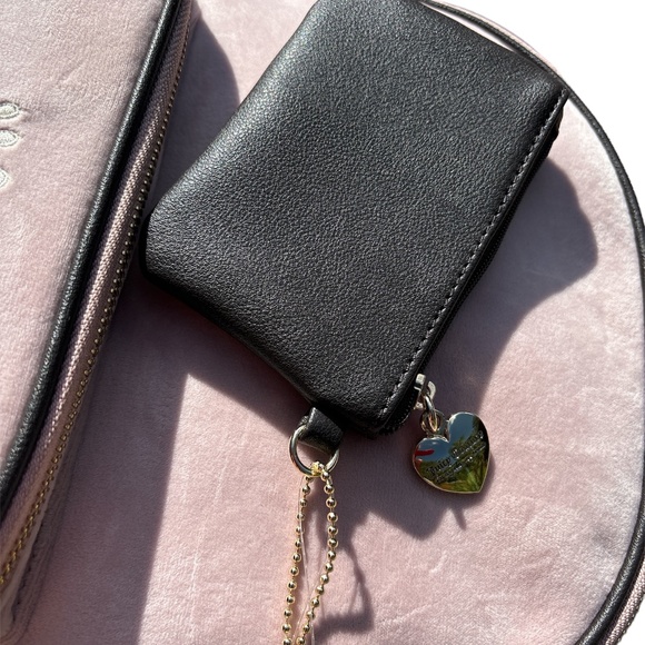 Stunning Juicy Couture Velour Dusty Blush Heritage backpack - Picture 5 of 7